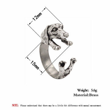 The Pink Pigs rings Dachshund Ring in 3 Colors!